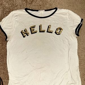 Hello on front, goodbye one back, 13/14